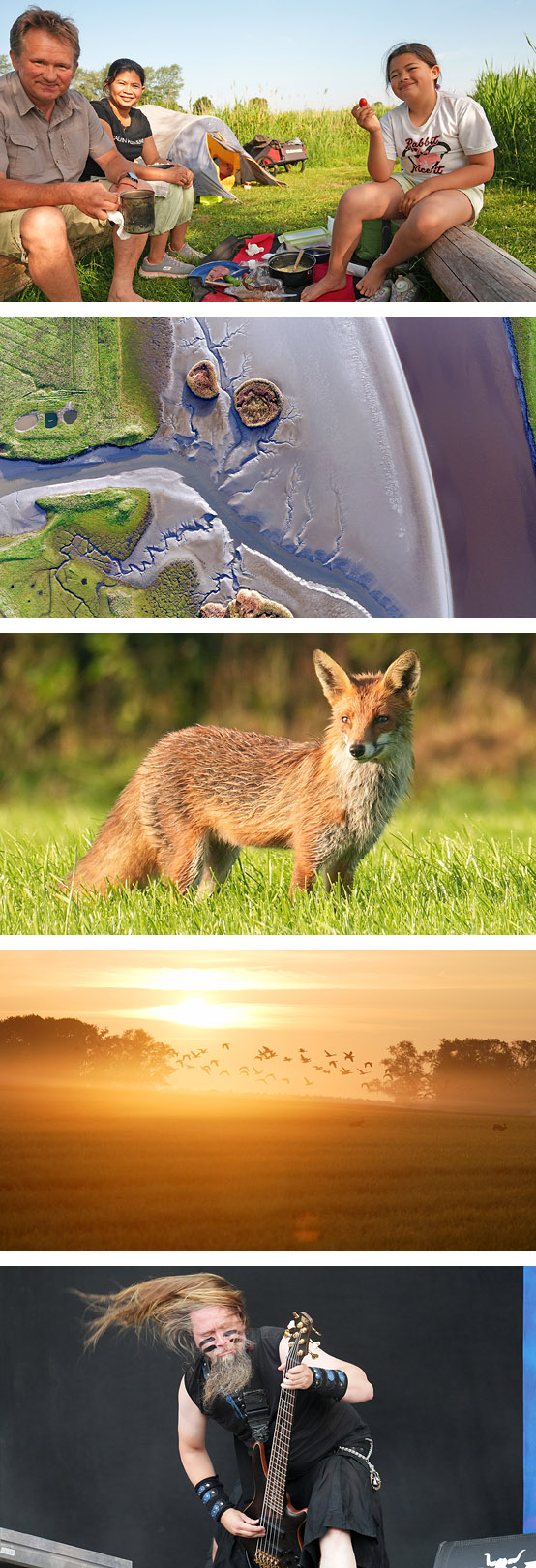 Wildes Schleswig-Holstein - Live-Reportage auf Kinoleinwand von Gunnar Green.